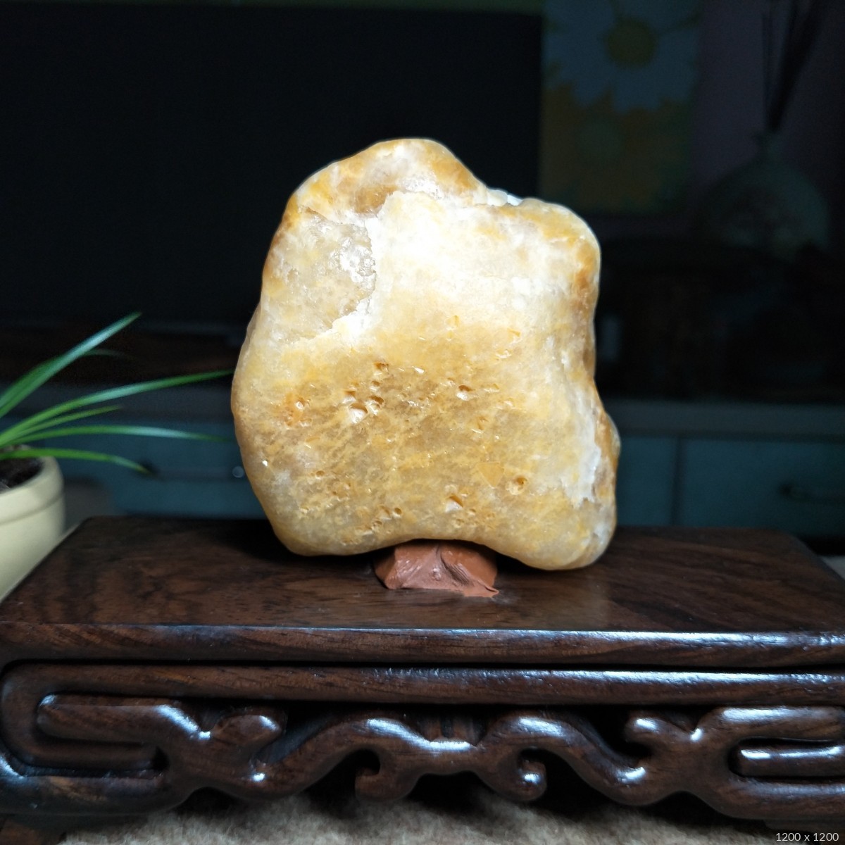 5x8cm 重量:未知 底座:不含 运费:免运费 藏品意蕴:金玉满堂 晶蜡冻