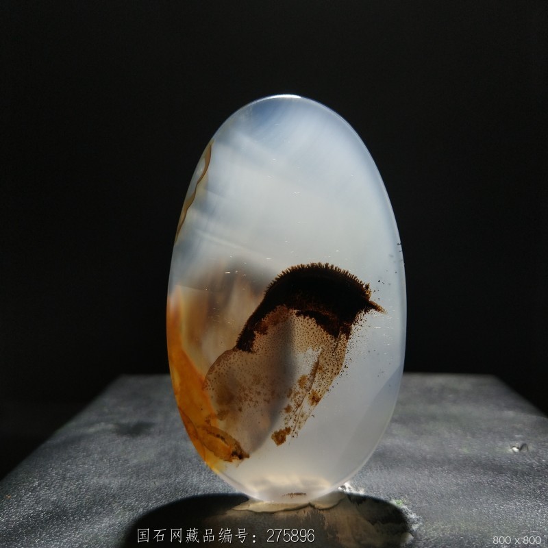 《孤鸟》精品海洋玉髓动物象形摆件挂件
