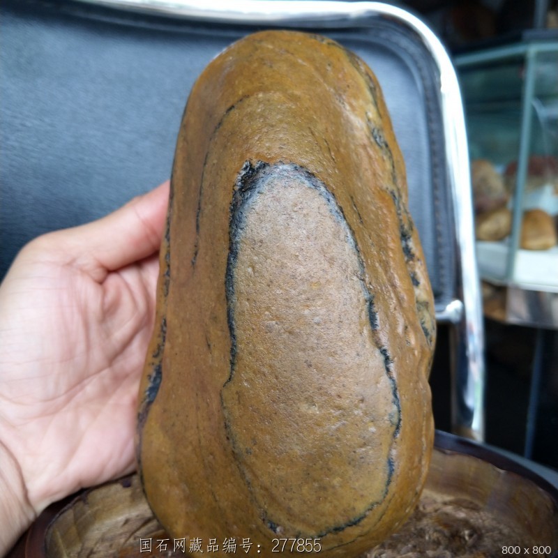 黄蜡石奇石摆件
