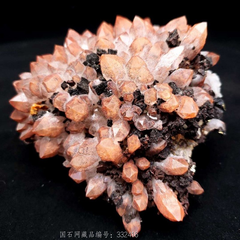 精美花状娇艳红色红水晶方铅矿矿物晶体标本奇石观赏石摆件教学