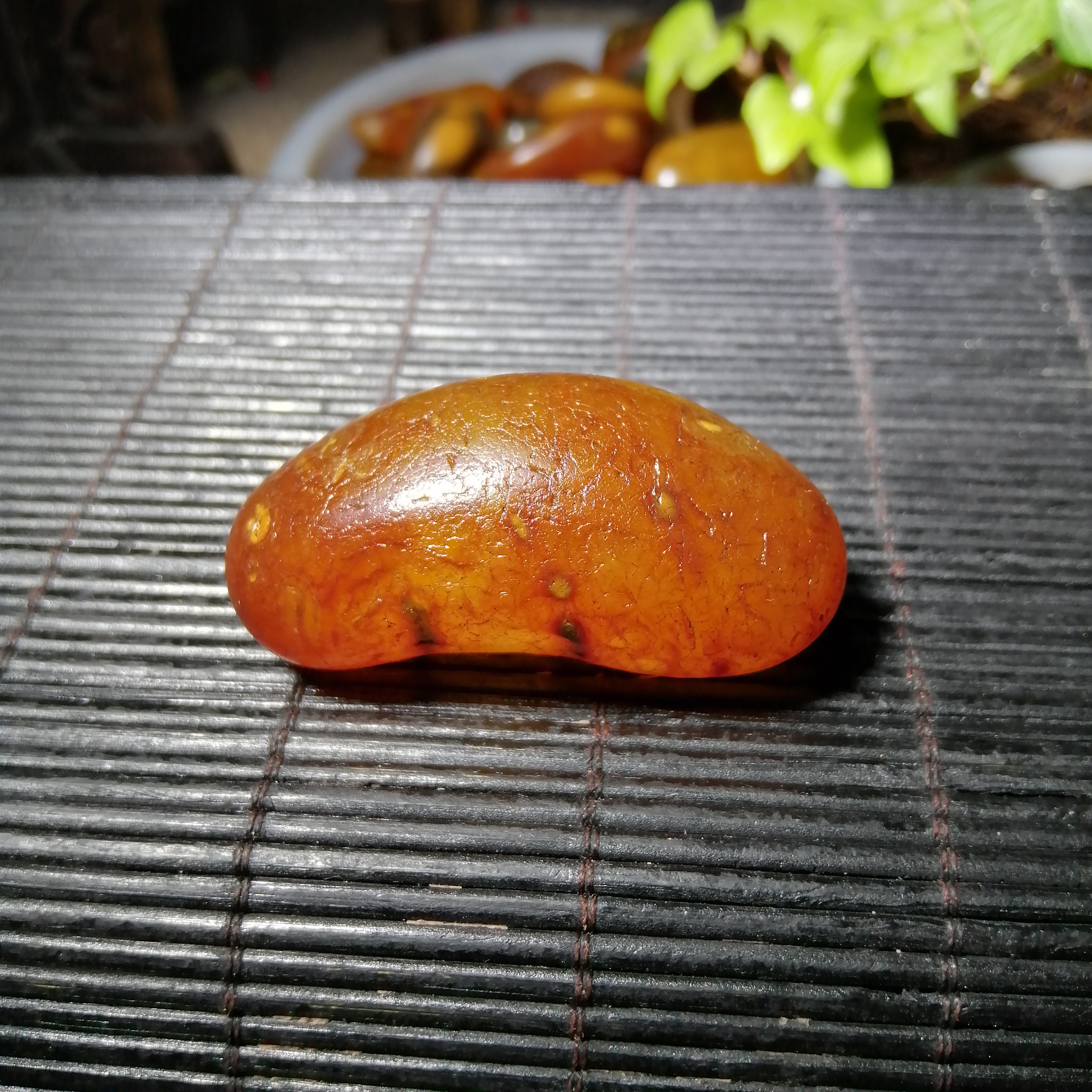 玛瑙籽料象形萝卜
