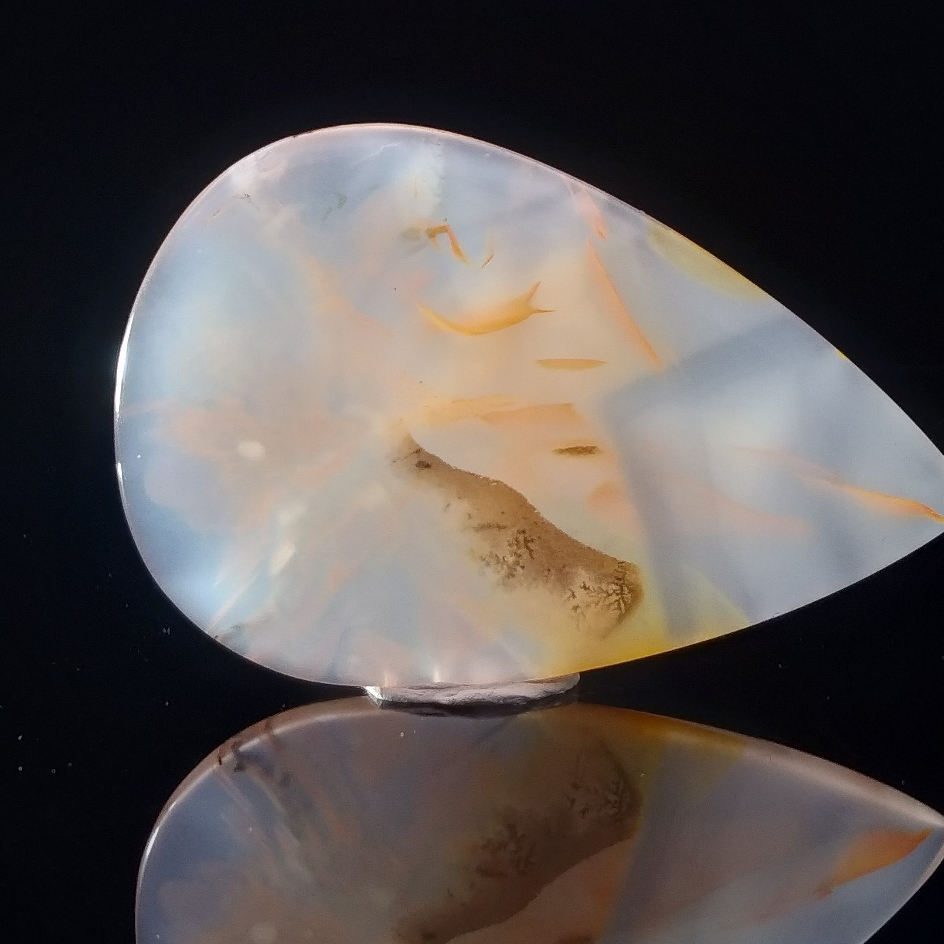 海洋玉髓龙纹象形牌子