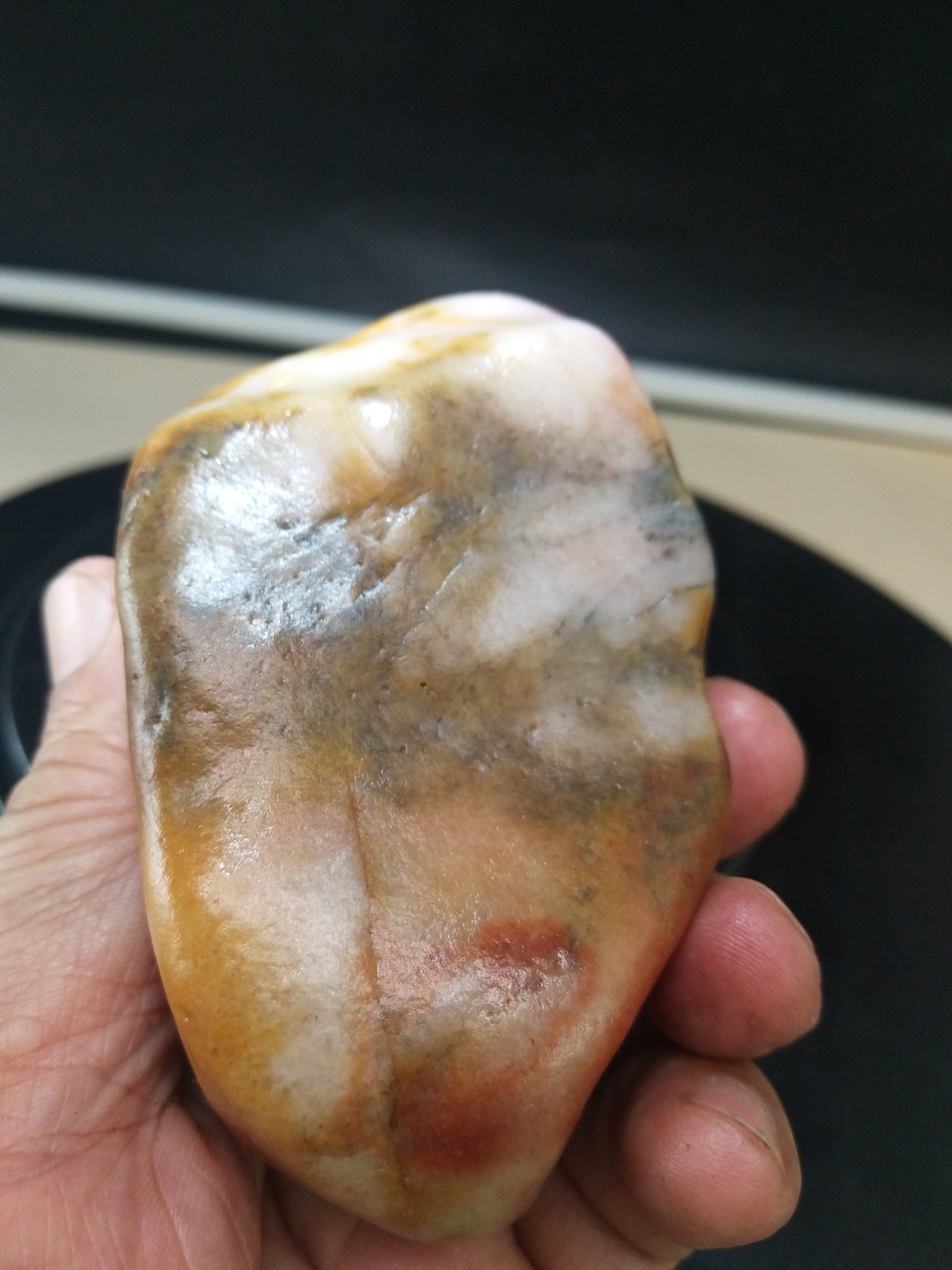 石馆 品石居  金丝玉  藏品名称:金丝玉 石种:金丝玉 产地:新疆哈密