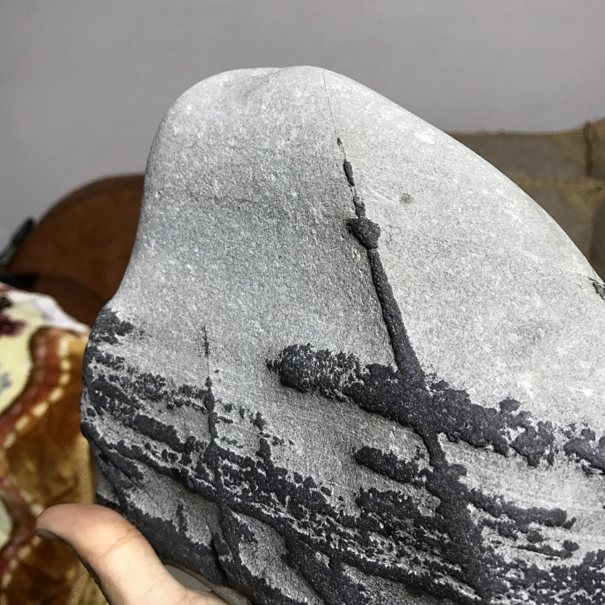 石馆 形外楼奇石馆 潦河石 藏品名称:潦河石 石种:潦河石 产地 大小