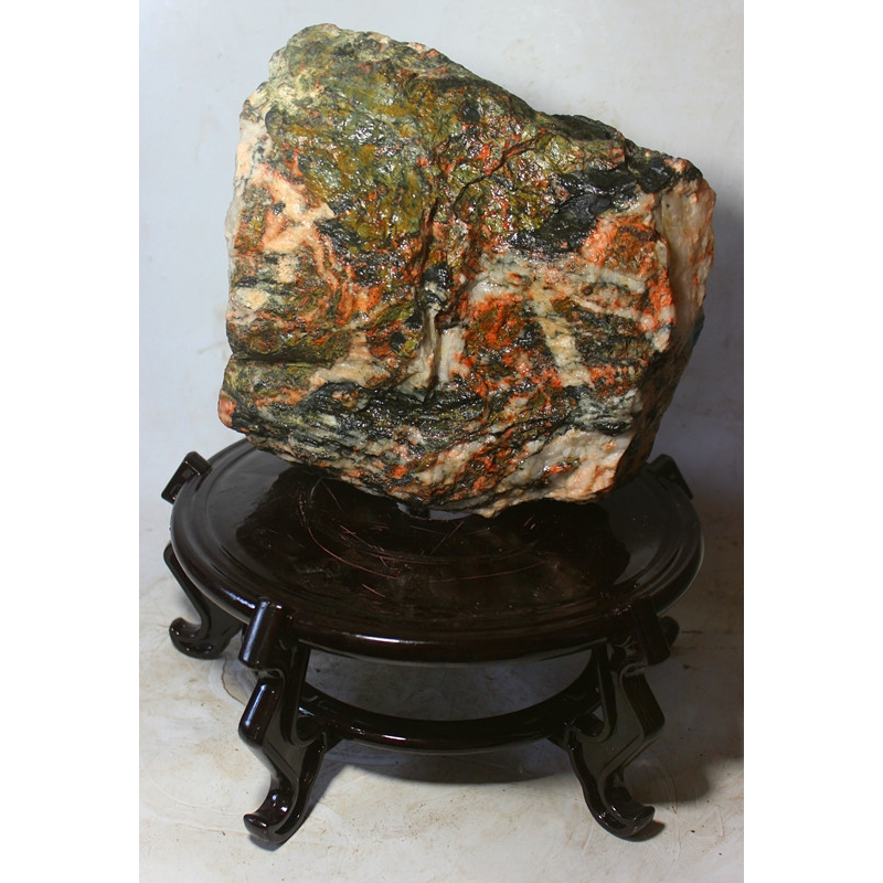 16斤的大型七彩玉原石@放漏@青山绿水@批发