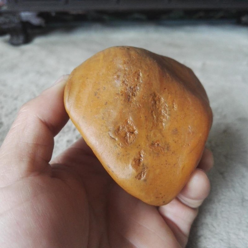 老年斑磨砂冻籽料 - 石馆 - 国石网