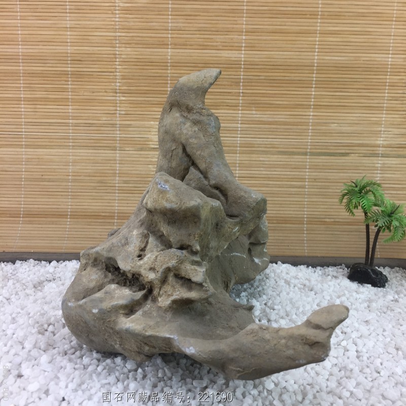 石馆 广西湖石斋  墨石 藏品名称:墨石 石种:墨