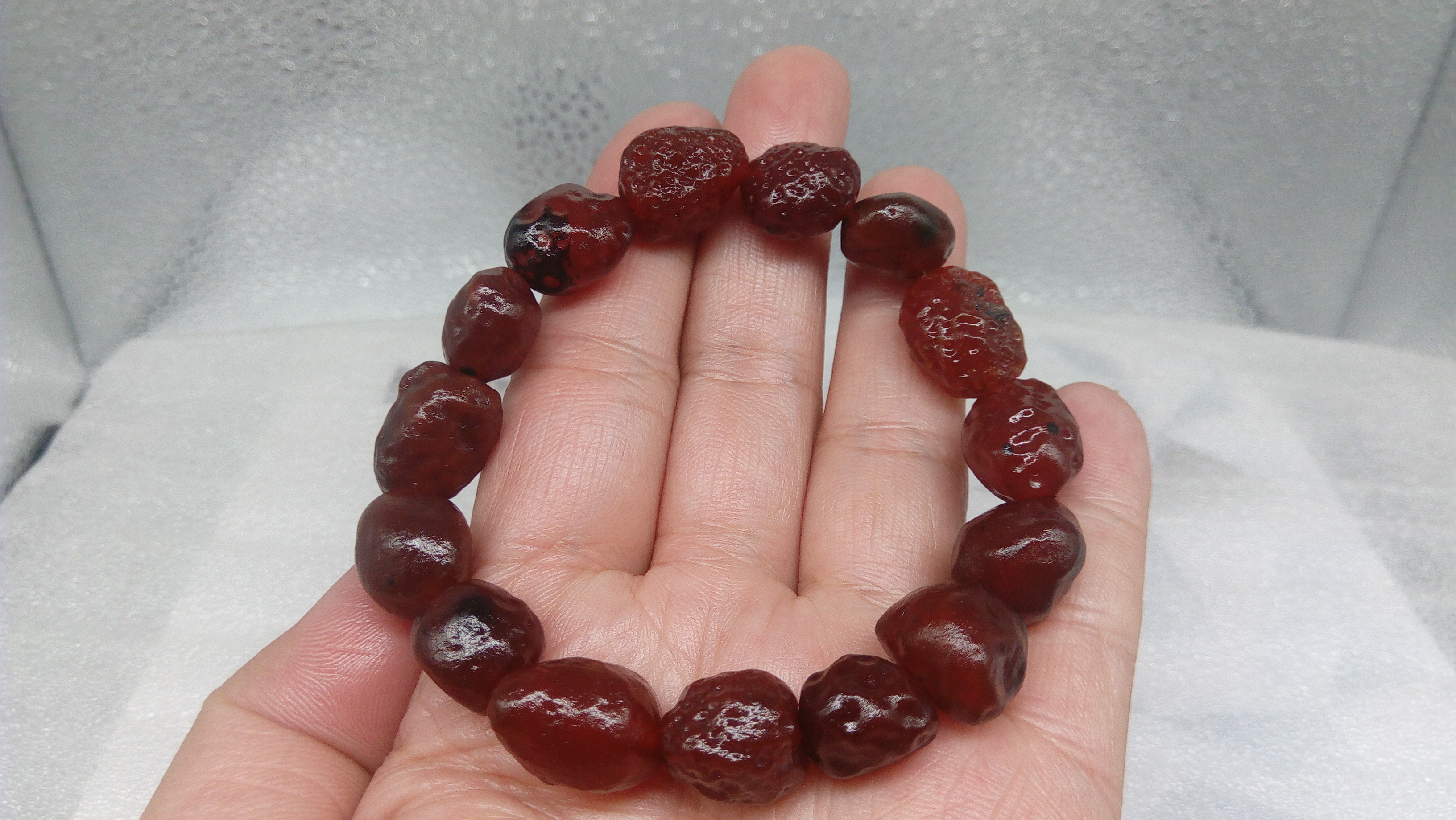 特价原石玛瑙手串(5)