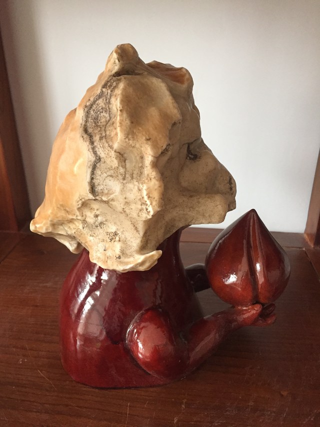 石馆 美林湾奇石  猴头藏品名称:猴头 石种:戈壁石沙漠柒 产地: 大小